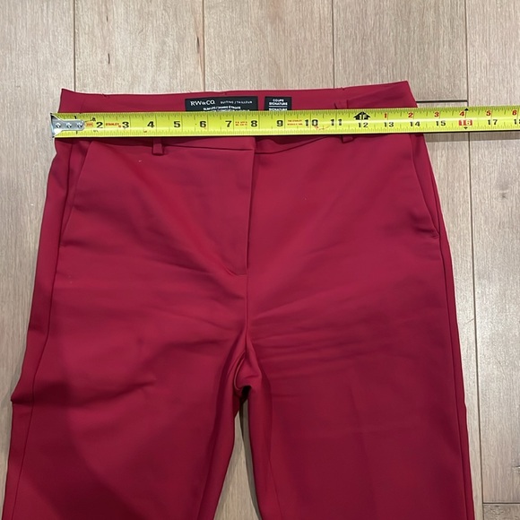 RW&Co Red 3/4 length pants. Size 0. - Picture 2 of 8